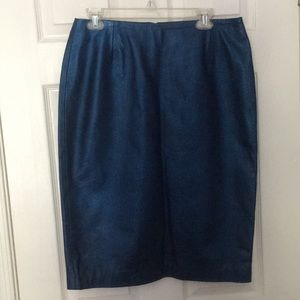 Crombie Faux Snake Skin Pencil Skirt